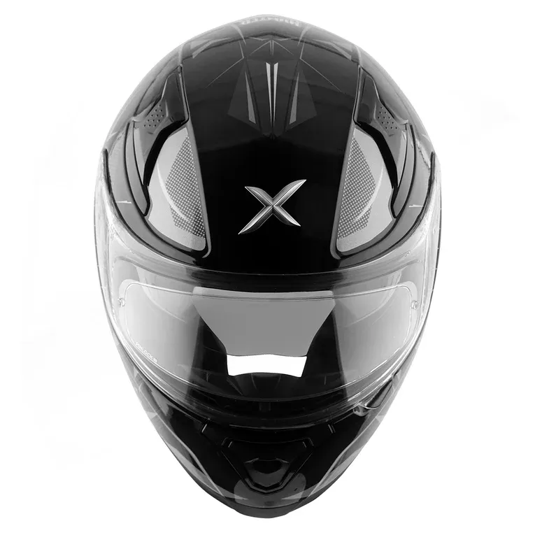 AXOR Apex Hunter Black Grey Full Face Helmet
