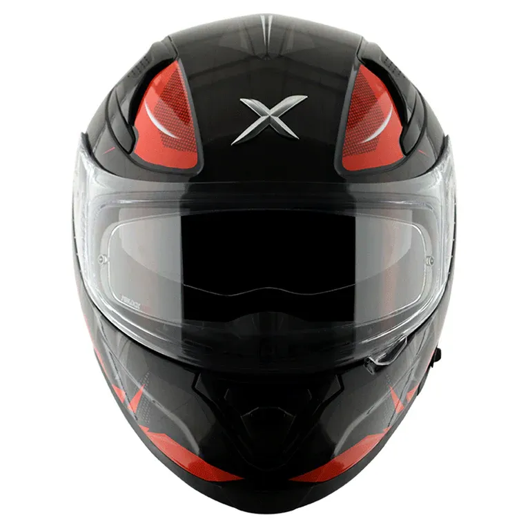 AXOR Apex Hunter Black Orange Full Face Helmet