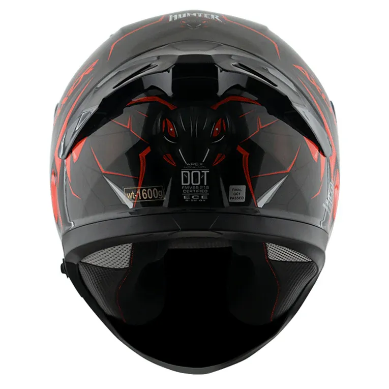 AXOR Apex Hunter Black Orange Full Face Helmet