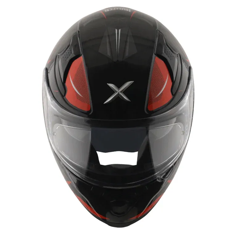 AXOR Apex Hunter Black Orange Full Face Helmet