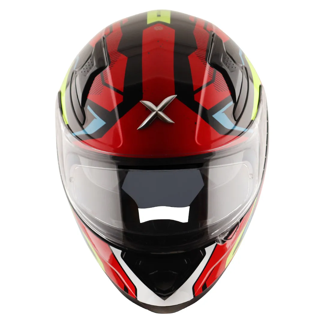 AXOR Apex Road Trip Black Red Full Face Helmet