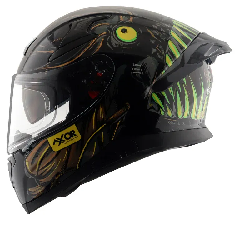 AXOR Apex Seadevil Black Gold Full Face Helmet