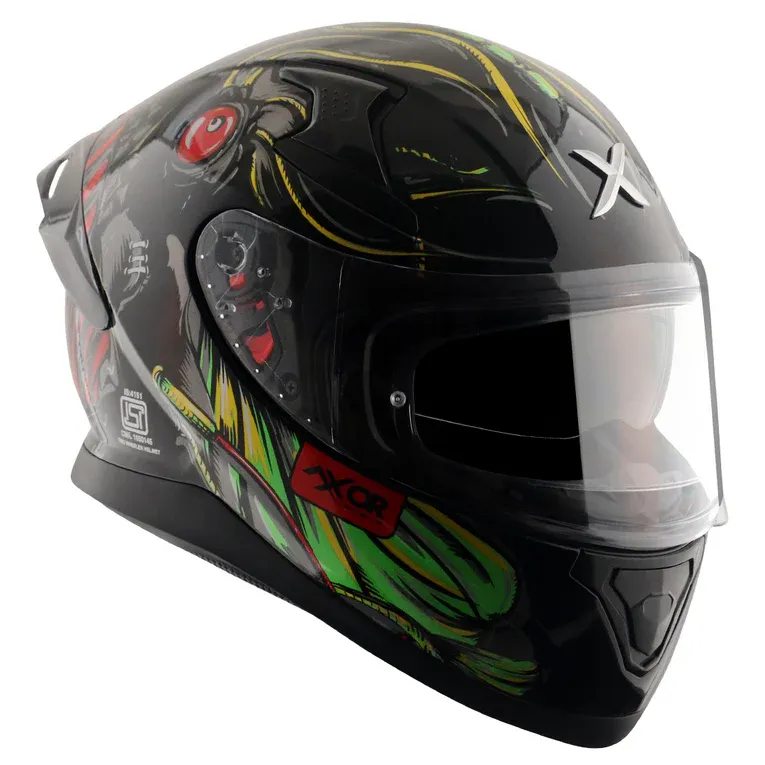 AXOR Apex Seadevil Black Red Full Face Helmet