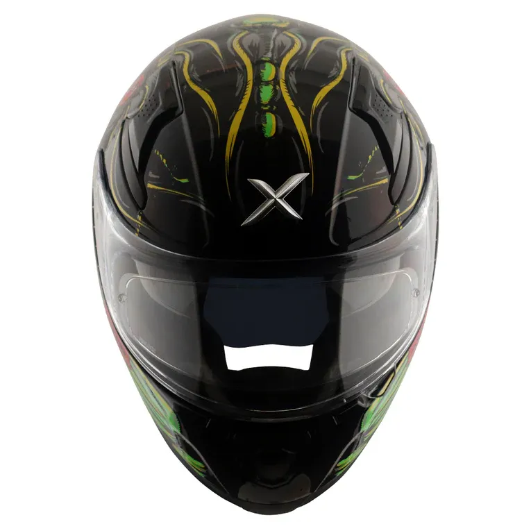 AXOR Apex Seadevil Black Red Full Face Helmet