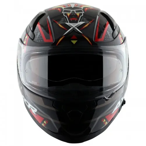 AXOR Apex Tiki Dull Black Red Full Face Helmet