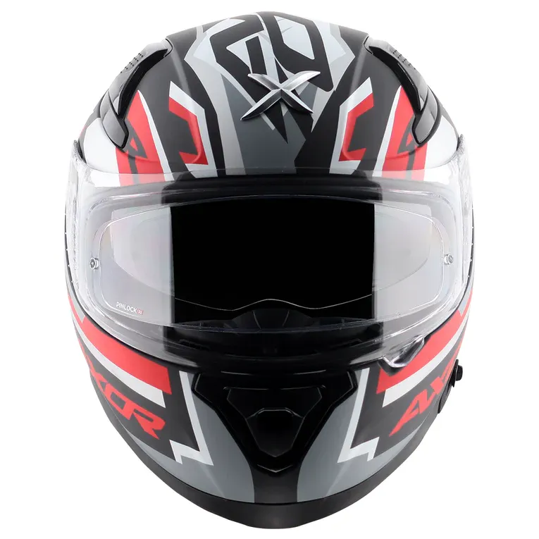AXOR Apex Streak Black Red Full Face Helmet