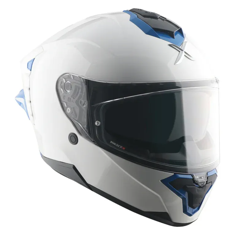 Axor Brutale Corsa White Blue Full Face Helmet