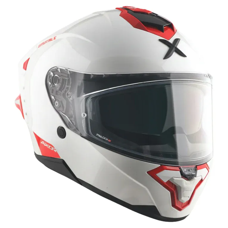 Axor Brutale Corsa White Red Full Face Helmet
