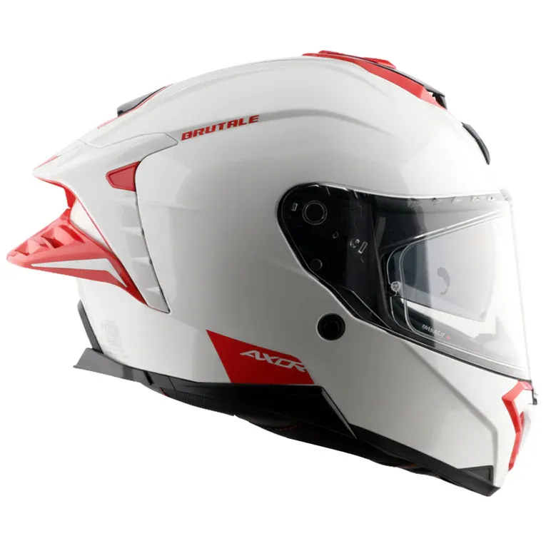 Axor Brutale Corsa White Red Full Face Helmet
