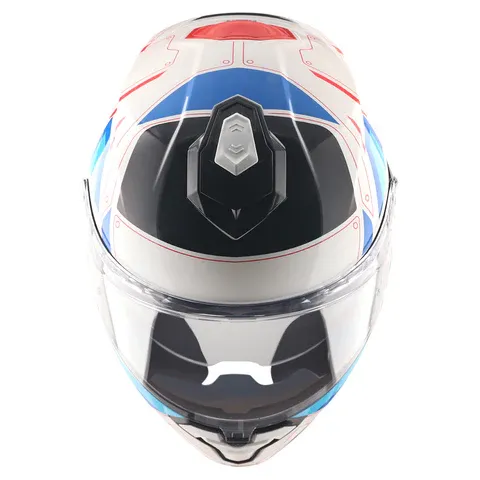 Axor Brutale Ryden White Red Full Face Helmet