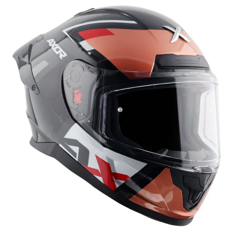 AXOR Saber X Sport Black Orange Full Face Helmet