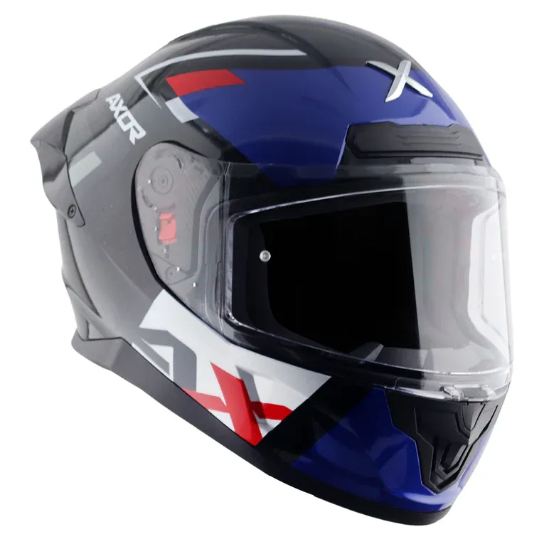 AXOR Saber X Sport Black M Blue Full Face Helmet