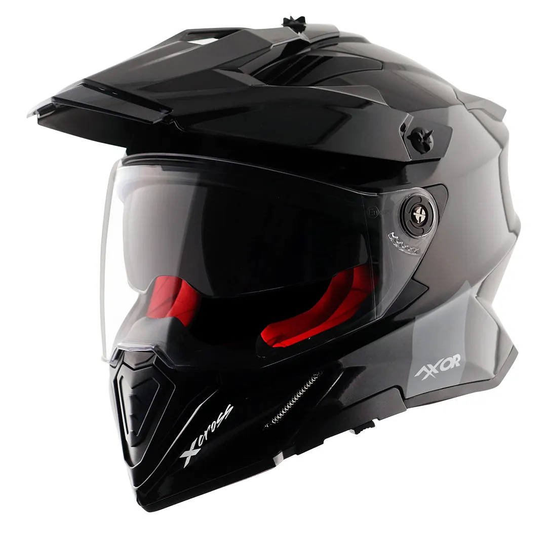 AXOR X Cross Sc Black Red Off Road Helmet