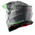 AXOR X Cross Flash Dual Visor Cool Grey Green Off Road Helmet