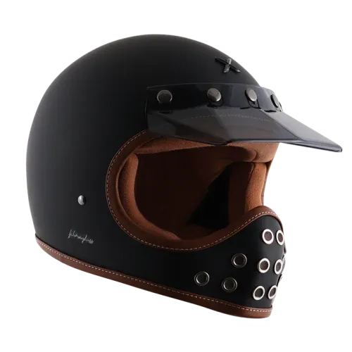AXOR Moto X Sold Dull Black Full Face Helmet