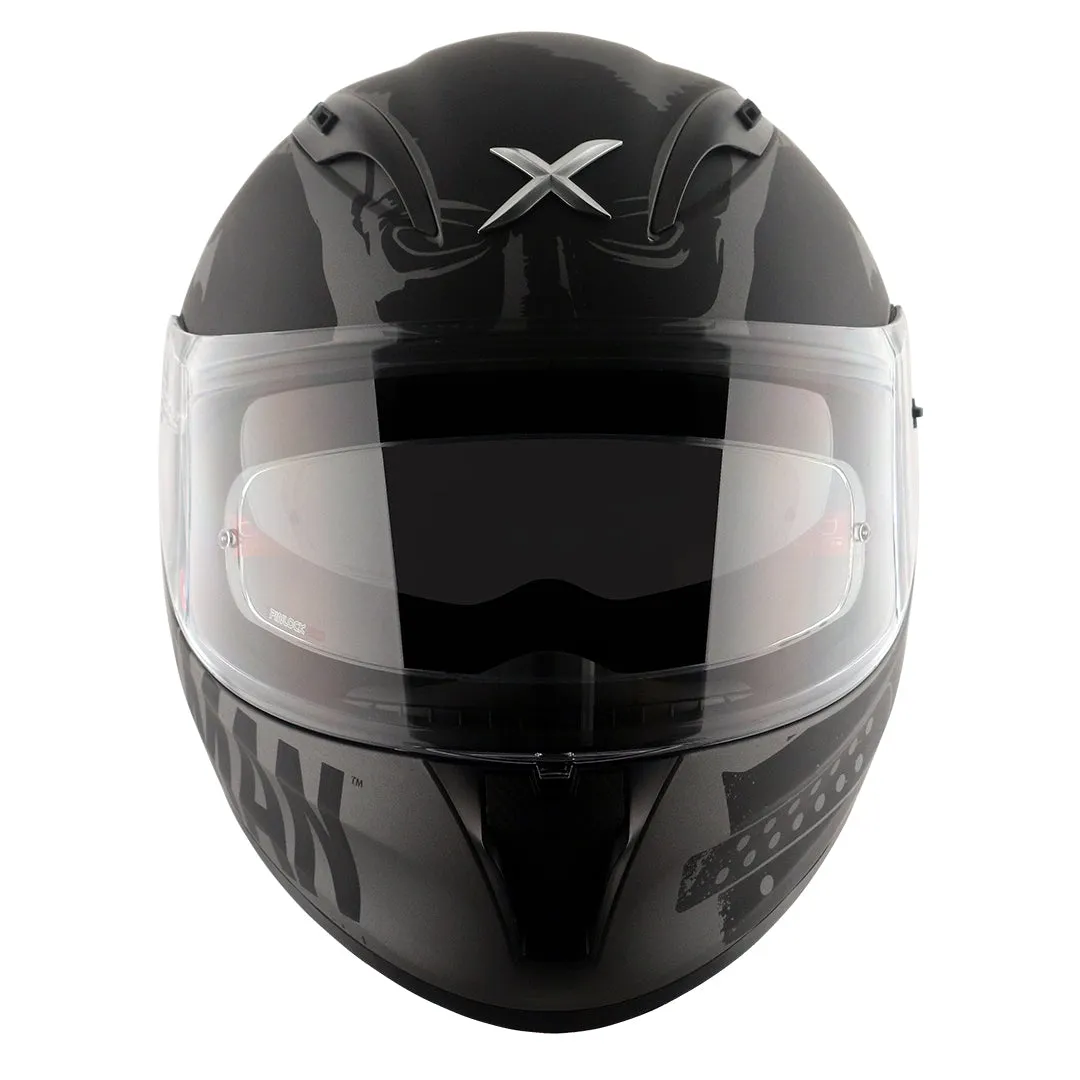 AXOR Street Dc Batman Dull Anthracite Black Full Face Helmet