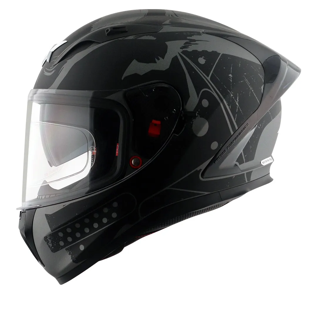 AXOR Street Dc Batman Dull Anthracite Black Full Face Helmet