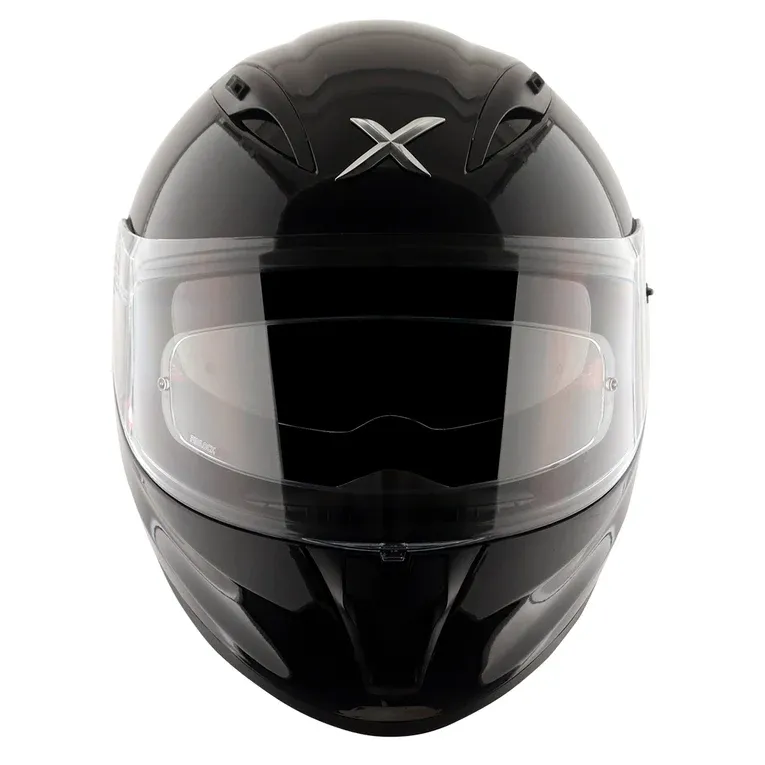 AXOR Street Solid Black Full Face Helmet