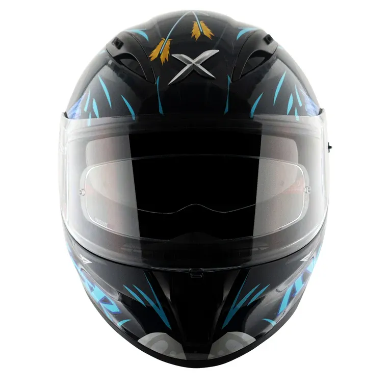 AXOR Street Zazu Black Blue Full Face Helmet