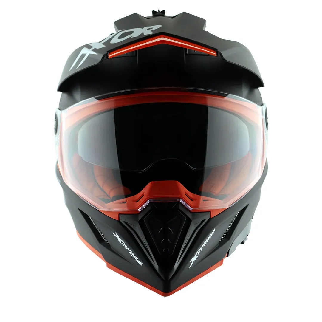 AXOR X Cross Dull Black Orange Off Road Helmet