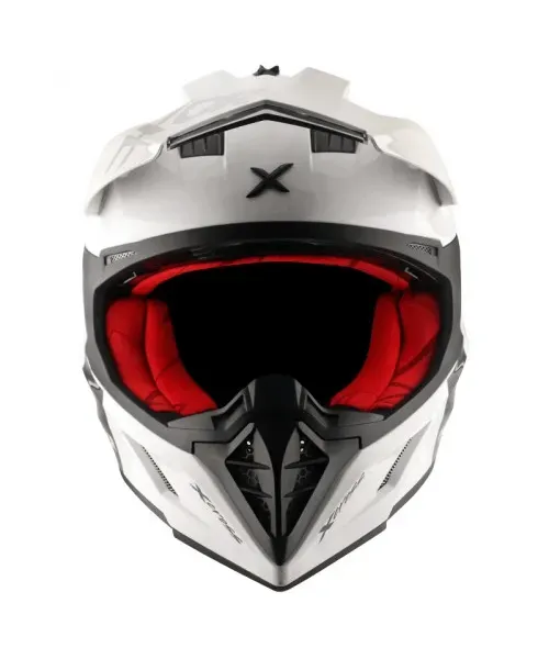 AXOR X Cross White Red Off Road Helmet