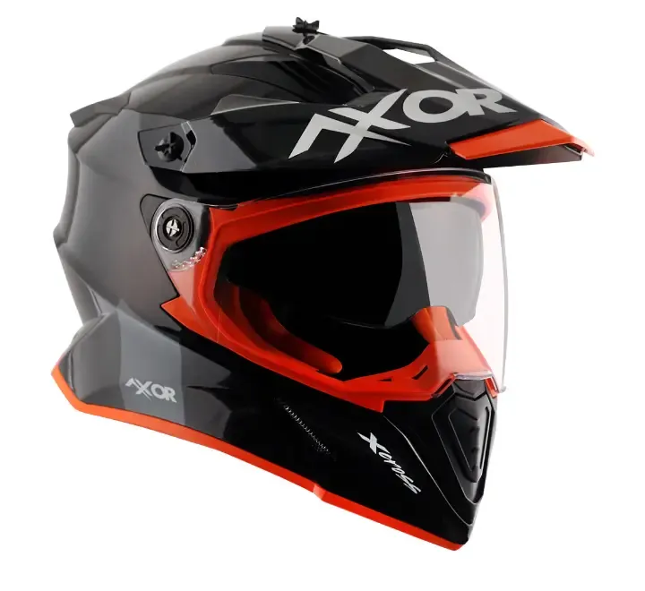 AXOR X Cross D V Black Red Off Road Helmet