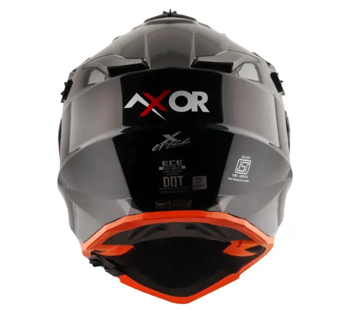 AXOR X Cross D V Black Red Off Road Helmet