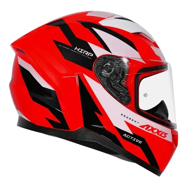 AXXIS 117D Seg Dot Active D5 Gloss Red Full Face Helmet