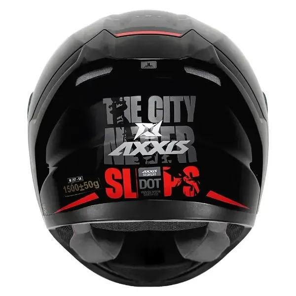 AXXIS F117B Segment Nyc B5 Fluor Gloss Full Face Helmet