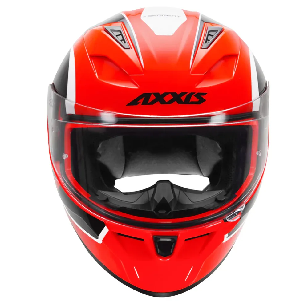 AXXIS Seg Dot Sinner F5 Floss Red Full Face Helmet