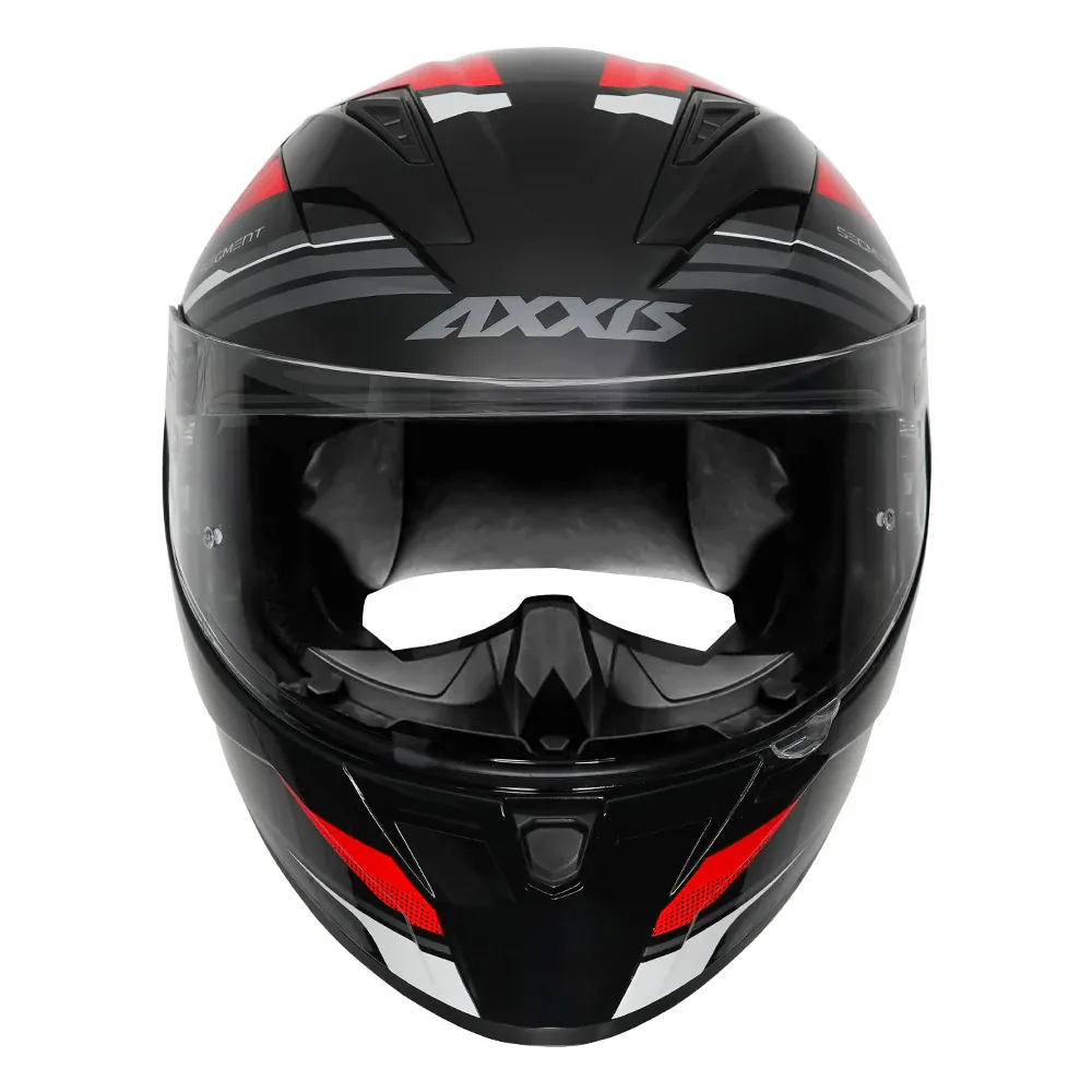 AXXIS Seg Visual B15 Gloss Red Full Face Helmet