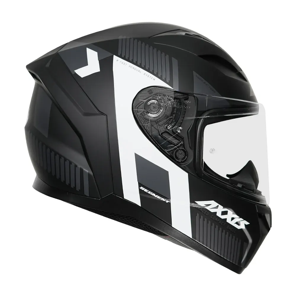AXXIS Segment Selector Matt Gray Full Face Helmet