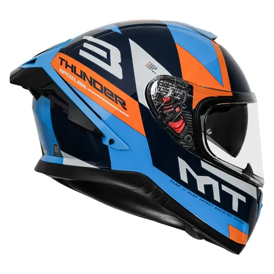 MT Helmets Mt Thunder 3 Pro Calipso Fl Blue Full Face Helmet