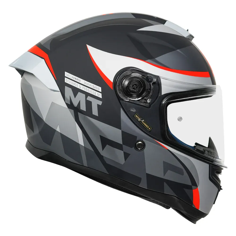 MT Helmets Mt Hummer B Oasis A1 Matt Black Full Face Helmet