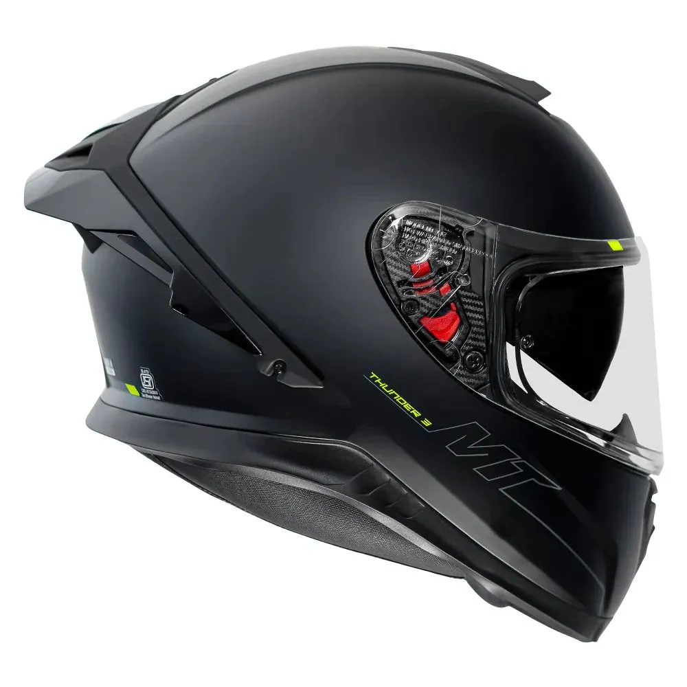 Mt Thunder 3 Sv Solid A1 Matt Full Face Helmet