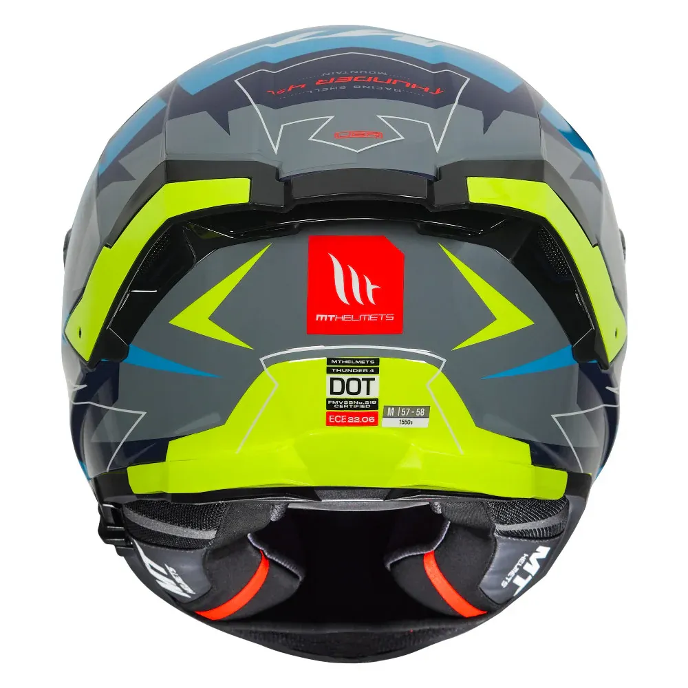 MT Helmets Mt Thunder 4 Sv Mountian Blue Full Face Helmet