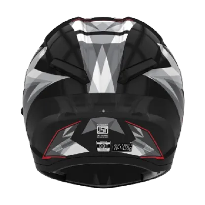 RIDEX Titanium Gen Il White Bolt Full Face Helmet