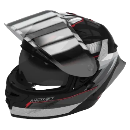 RIDEX Titanium Gen Il White Bolt Full Face Helmet