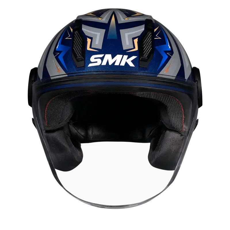 Smk Laminar Starz Graphic GL565 Half Face Helmet
