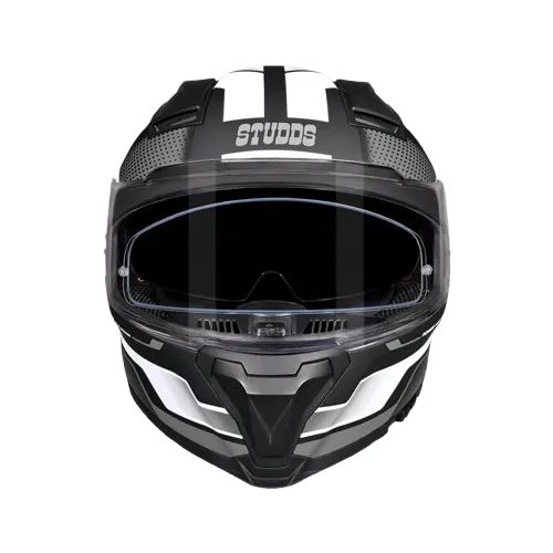 Studds Helios D1 Matt Black N4 Full Face Helmet