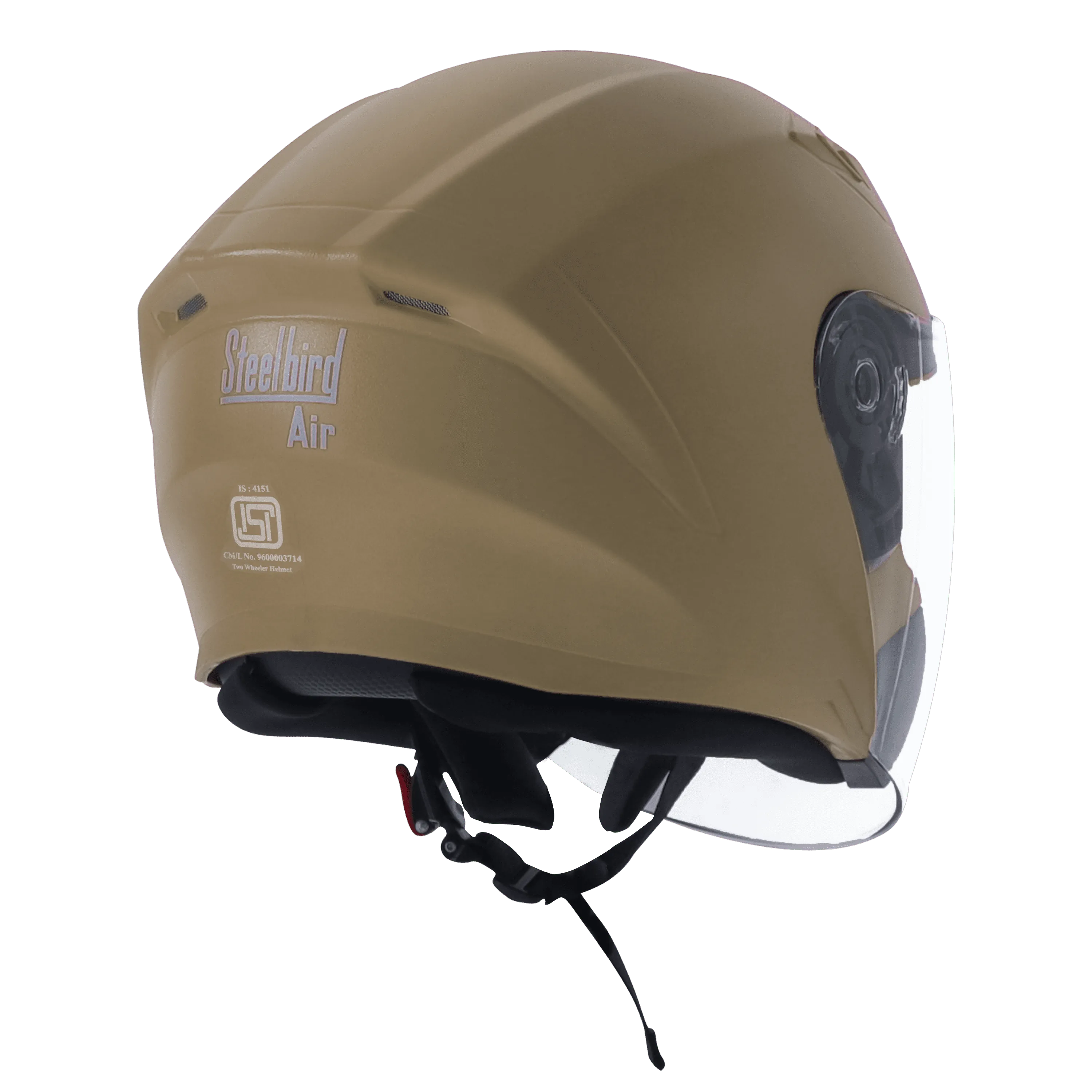 STEELBIRD Sba 17 Rdx Dashing Desert Storm Half Face Helmet