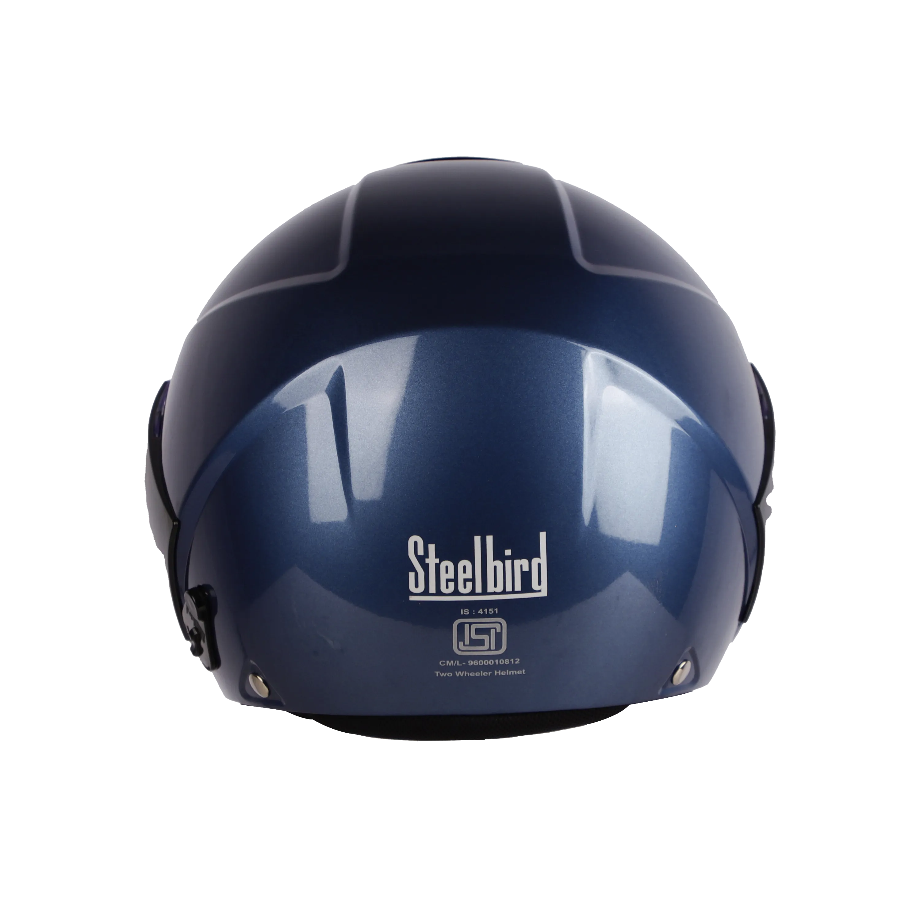 STEELBIRD Sbh 05 Triple Nine Glossy Honda Blue Half Face Helmet
