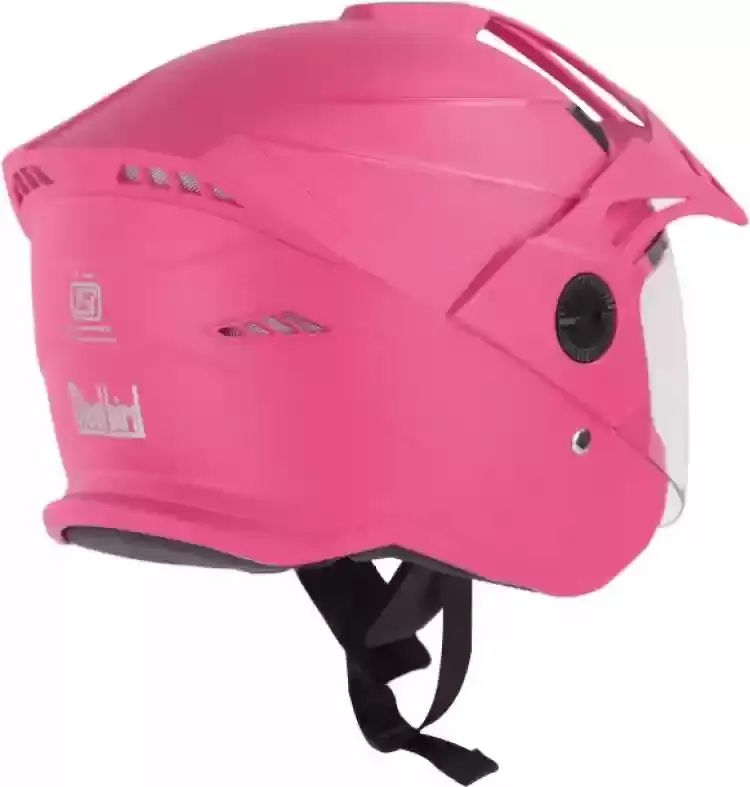 STEELBIRD Sbh 23 Ava Dashing Pink P Cap Half Face Helmet
