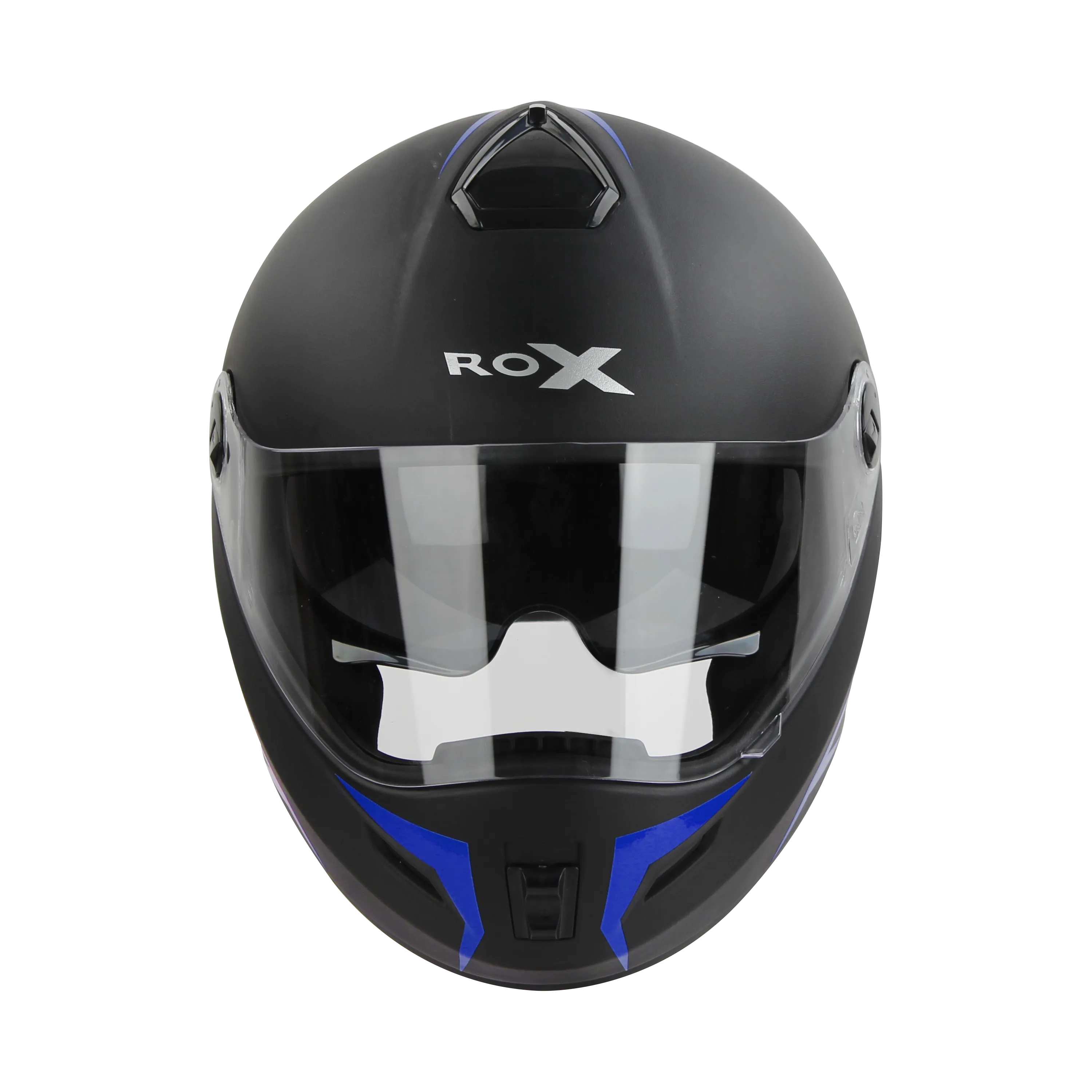 STEELBIRD Sbh 34 Rox Iss R Dashing Blue Full Face Helmet