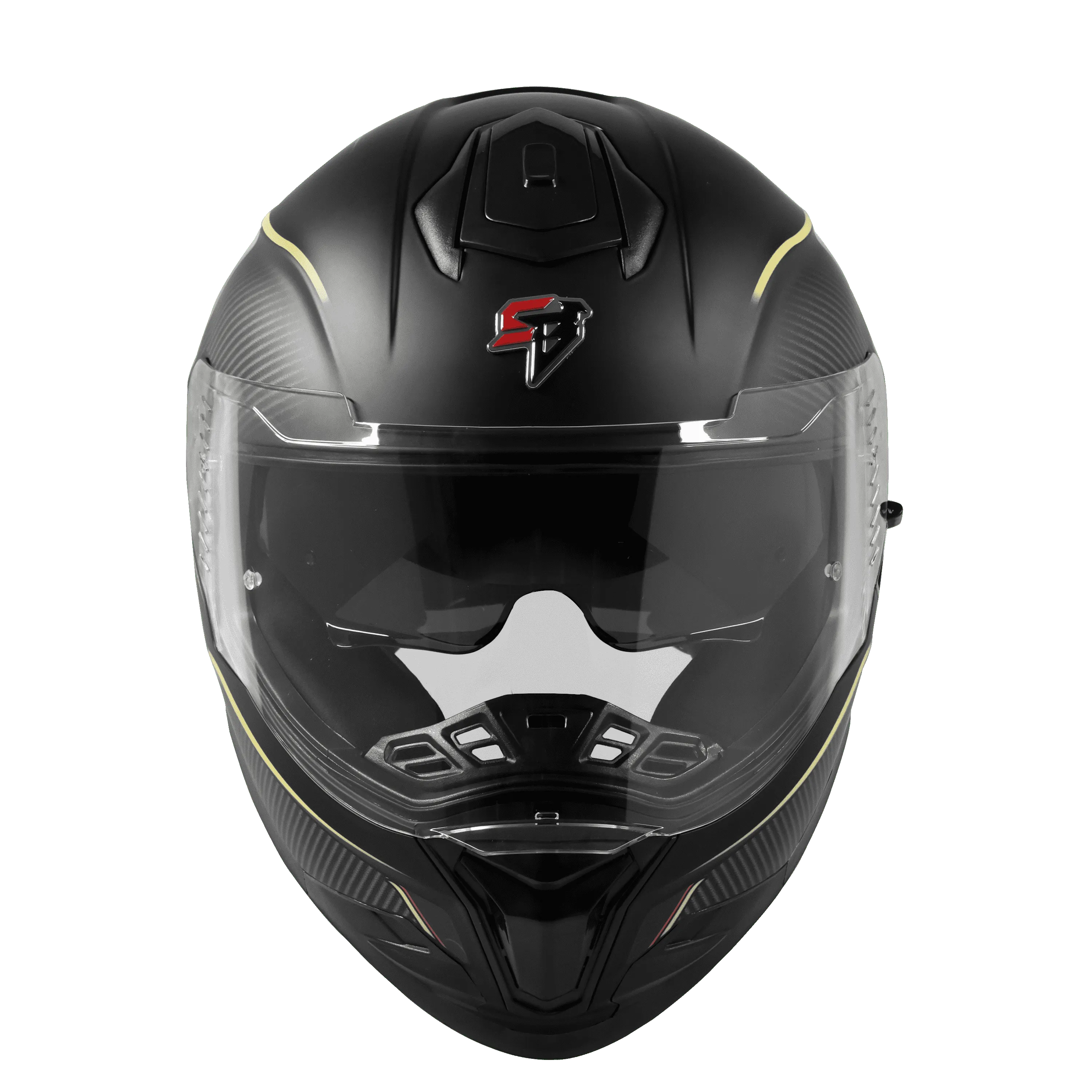 STEELBIRD Sbh 57 Fighter Black Neon Flip Up Helmet