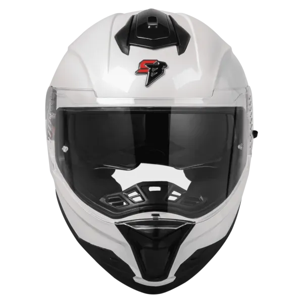 STEELBIRD Sbh 57 Fighter White Full Face Helmet