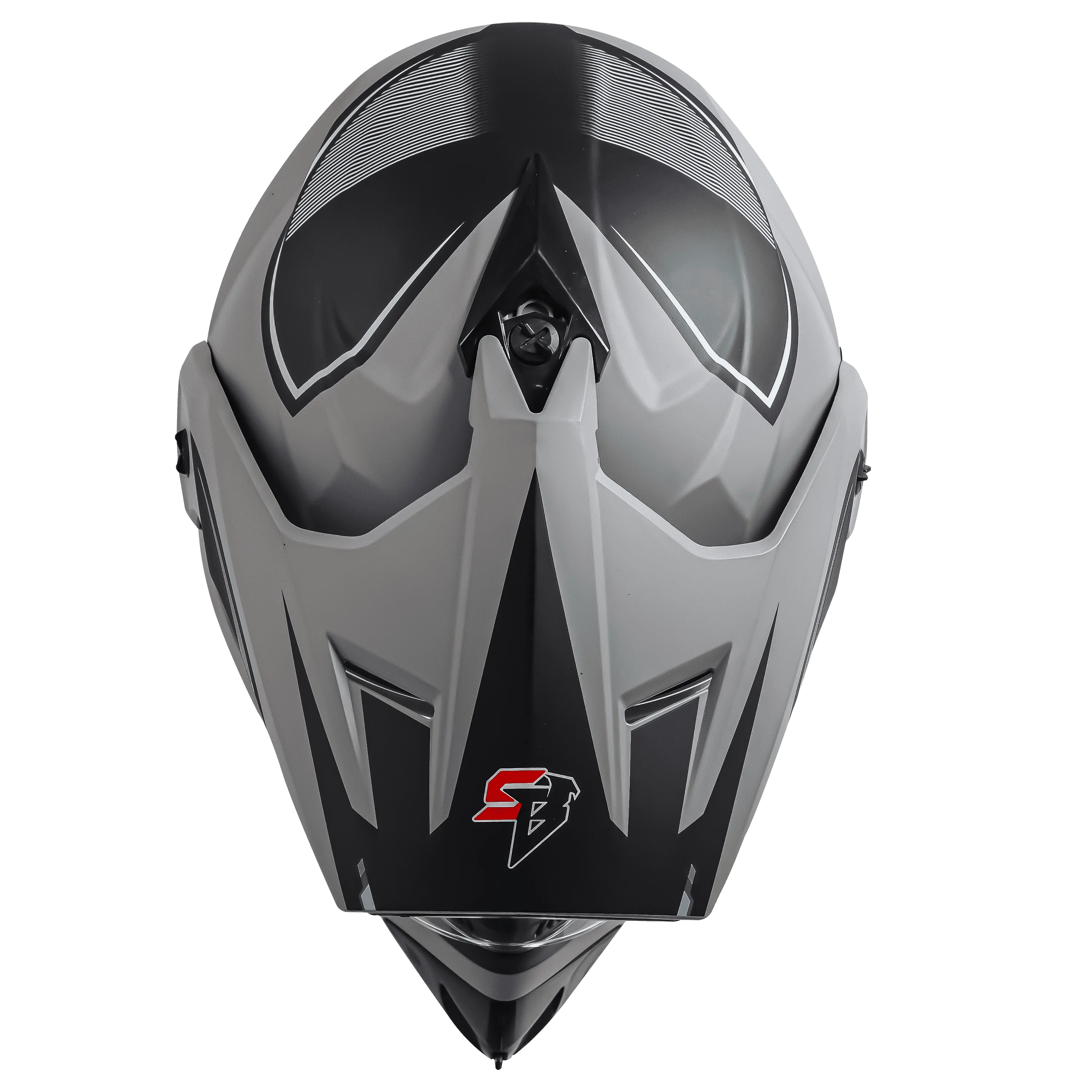 Steelbird Sbh-13 Racer Titanium Grey Grey Full Face Helmet
