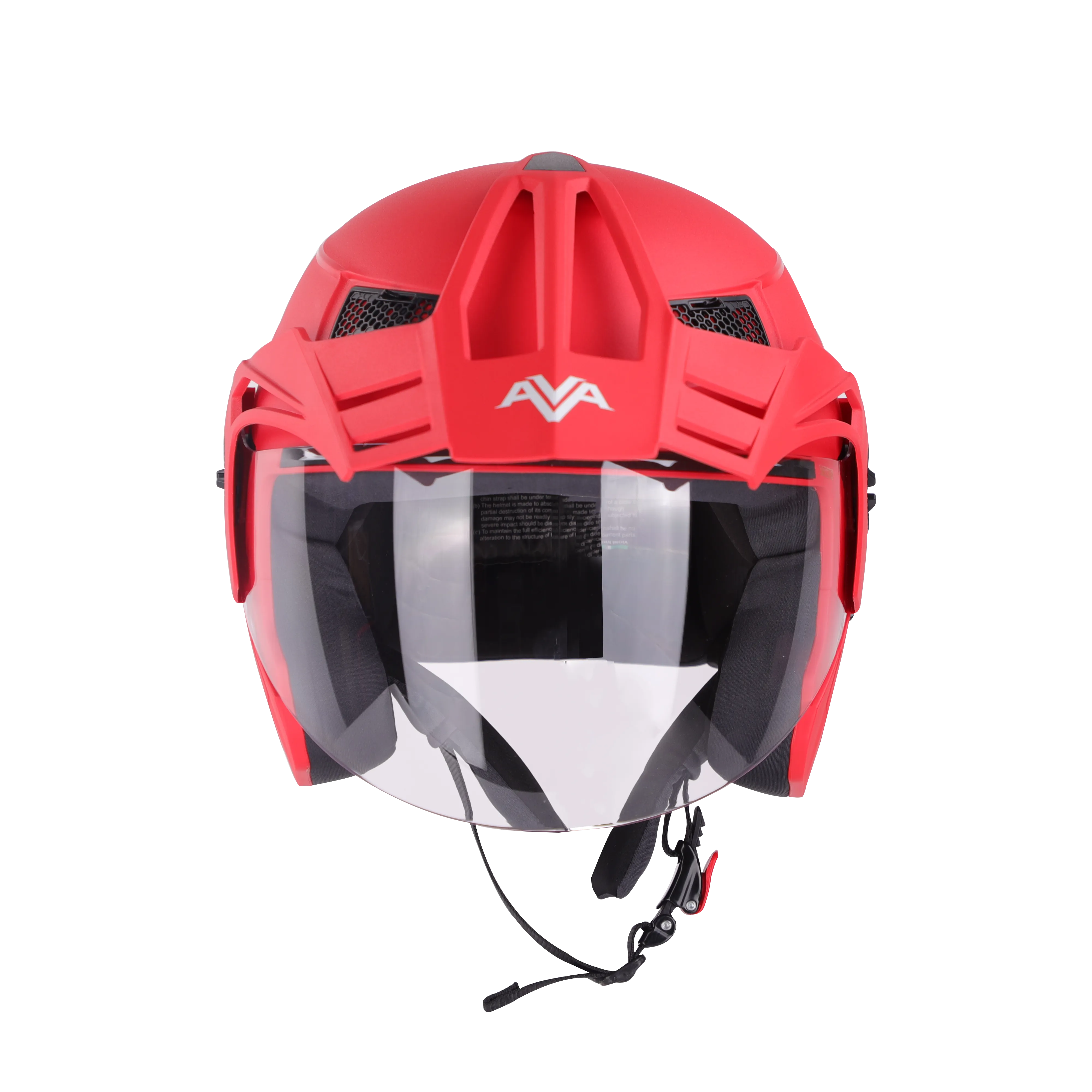 Steelbird Sbh-23 Ava Dashing Red p-cap Half face Helmet