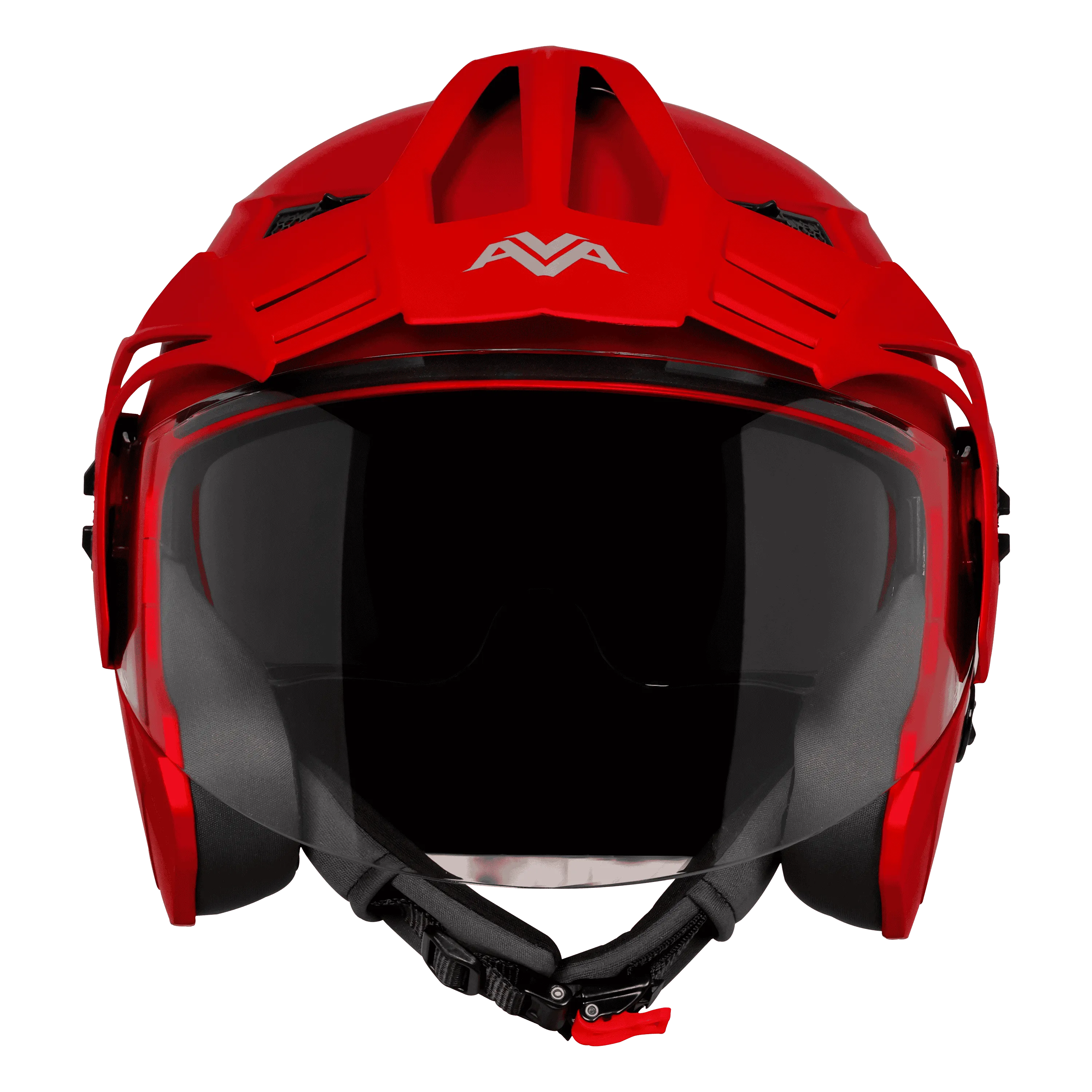 Steelbird Sbh 23 Ava Dashing Cherry Red Half face Helmet
