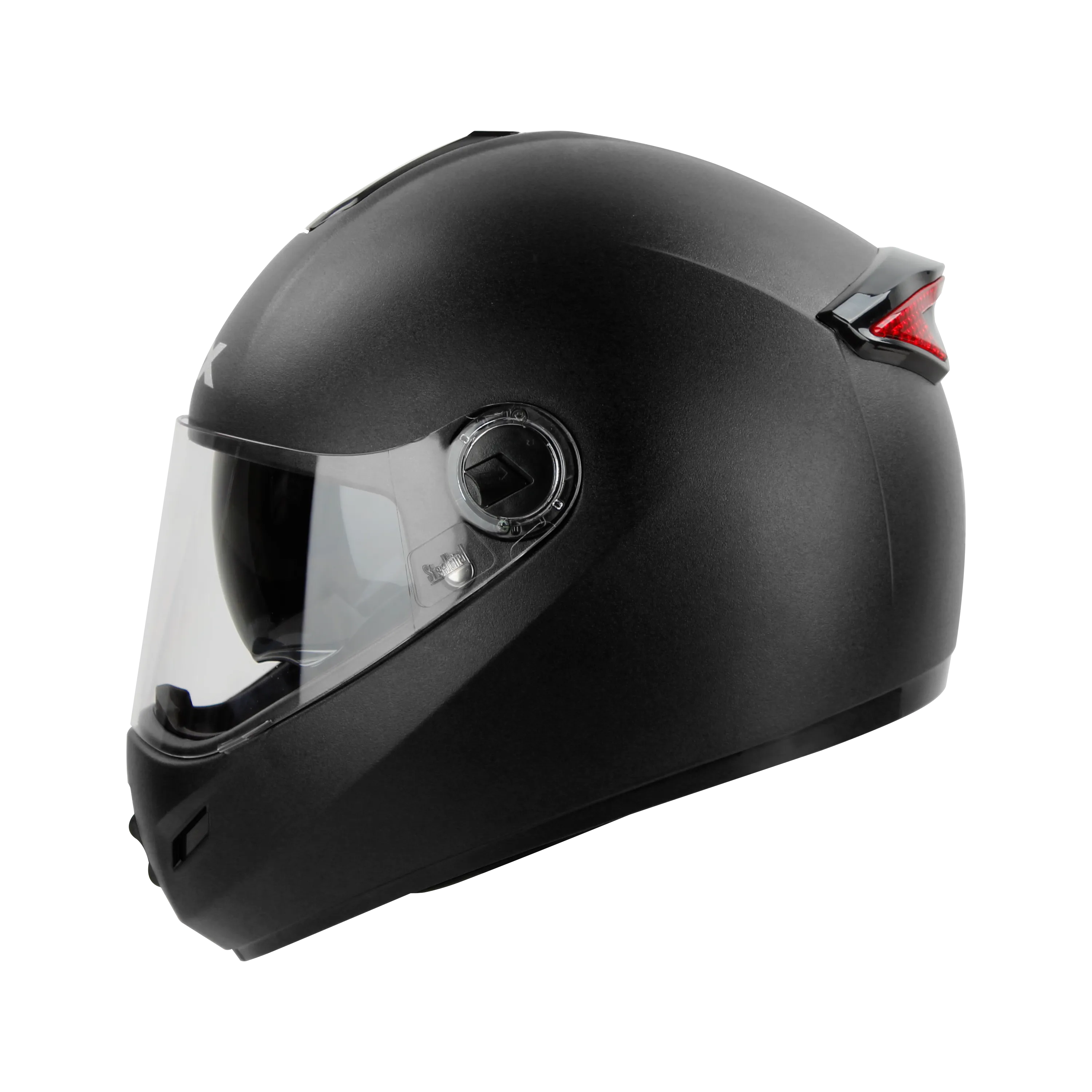STEELBIRD Sbh 34 Rox Iss Dashing Black Full Face Helmet